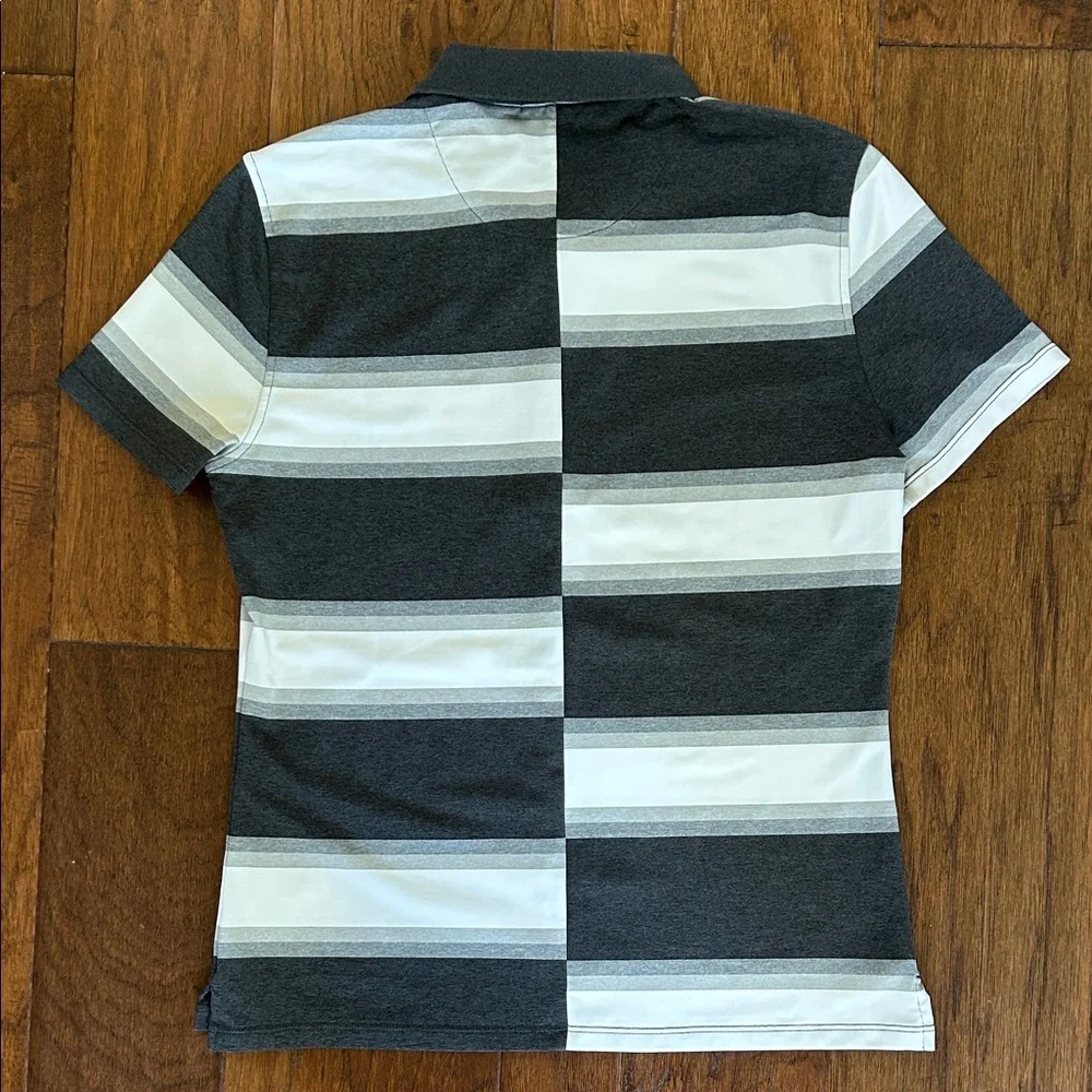 G/FORE Women’s Offset Gradient Stripe Tech Polo NWOT Size Small - Picture 8 of 14